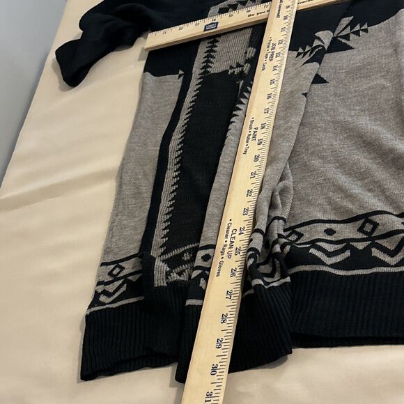 Staccato Woman S Cardigan Tribal Aztec Southwest Southern Boho Long Sleeve Open - Picture 11 of 11